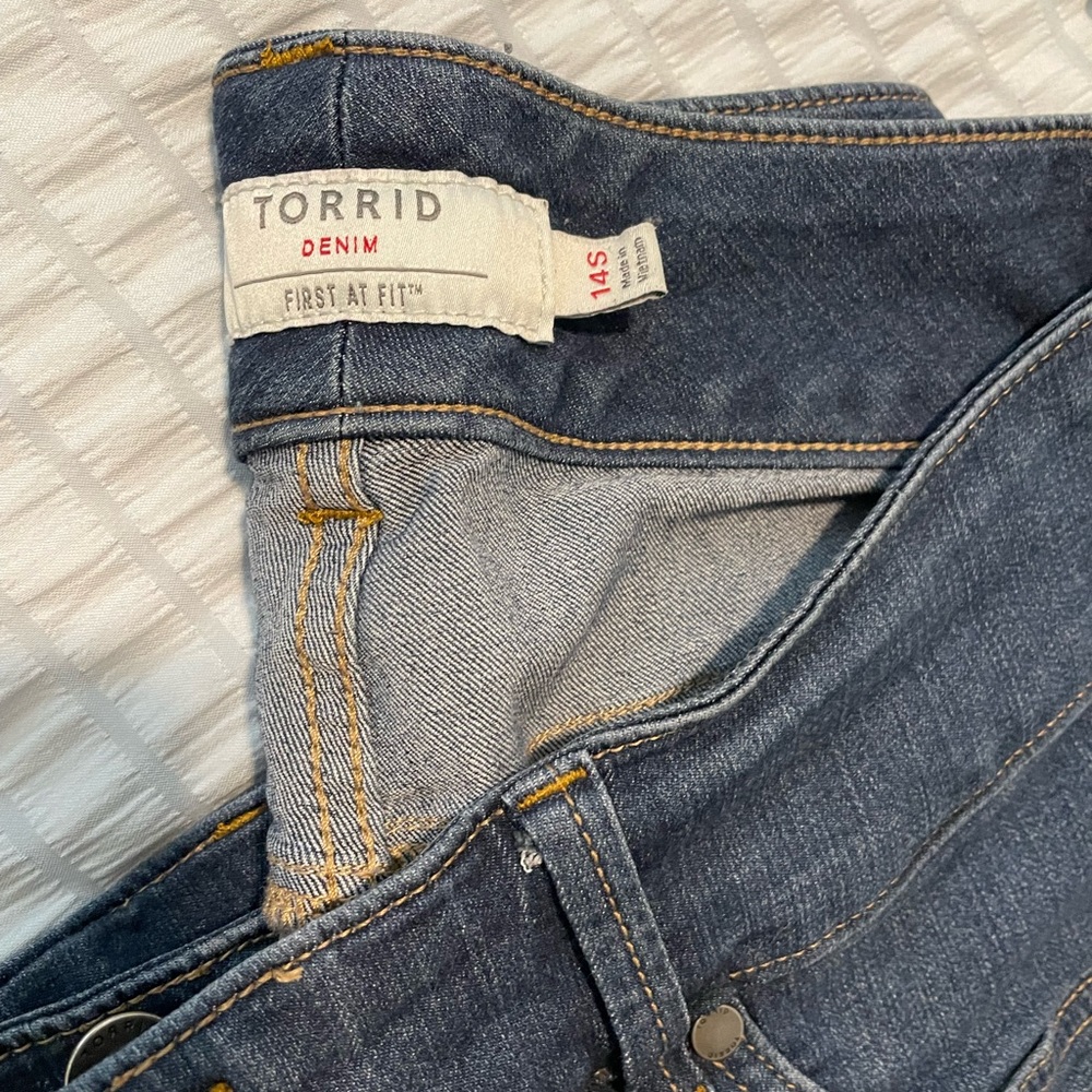 Torrid Dark Blue Denim Jeans